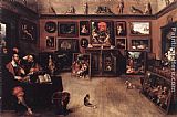 Frans the younger Francken An Antique Dealer's Gallery painting